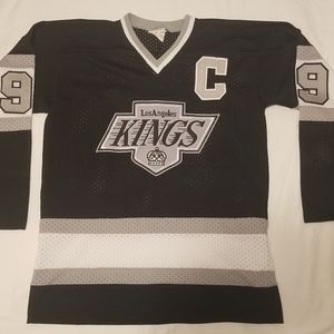 VINTAGE SEWN Wayne Gretzky #99 LA Kings Jersey